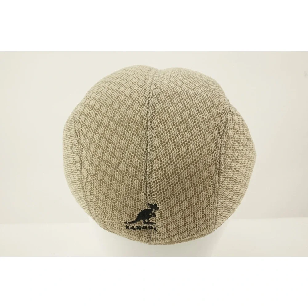 Kangol Vintage 1950s Flat Cap Hat Post Boy Golf Baker Mesh Hat Mens Small Cotton